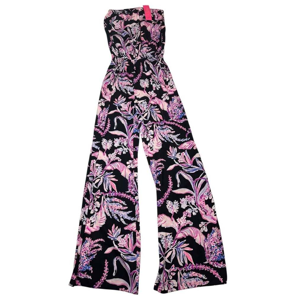 NWT Lilly Pulitzer Pim Jumpsuit Wild Within Onyx Size XS